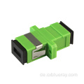 1 Port Green SC/APC SM -Adapter weiblicher Stecker Faserfaser -SC -Adapter